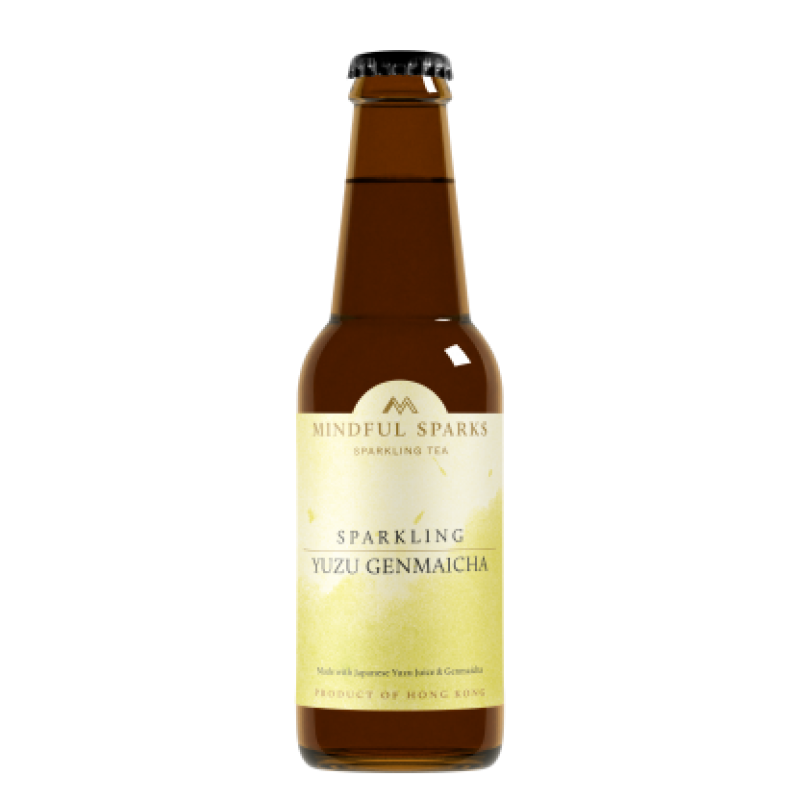 Mindful Sparks Prestige Yuzu Genmaicha Sparkling Tea 245ML