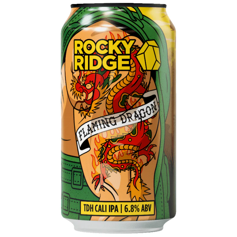 Rocky Ridge Flaming Dragon