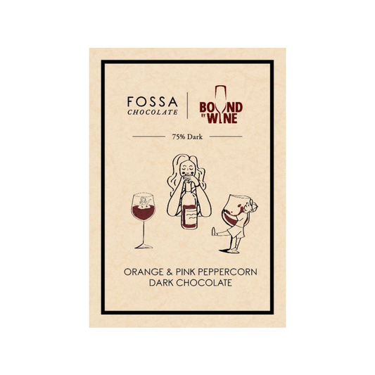 Fossa Chocolate Orange & Pink Peppercorn Dark Chocolate [BoundbyWine Exclusive]