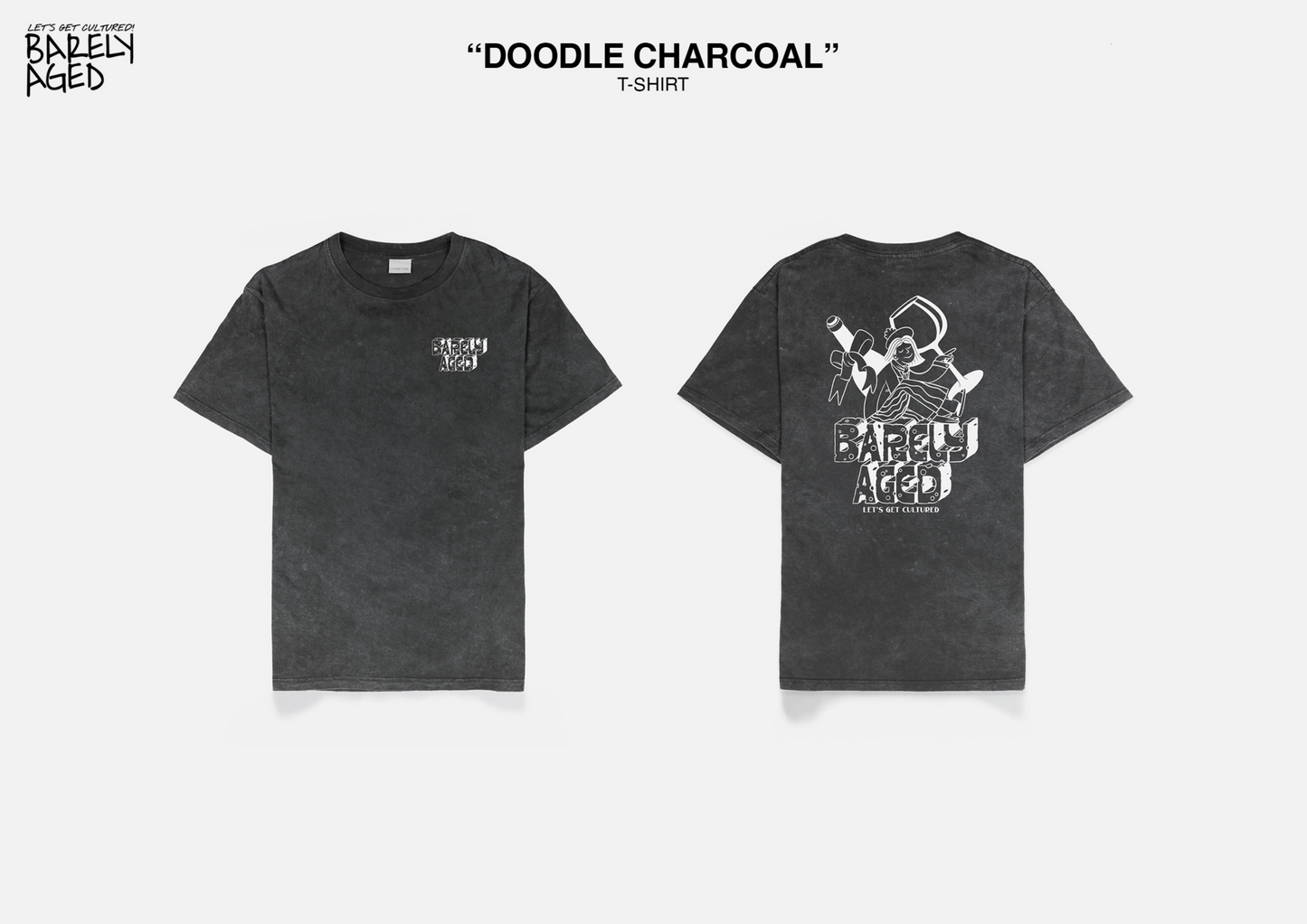 Men's Shirt - Doodle Charcoal