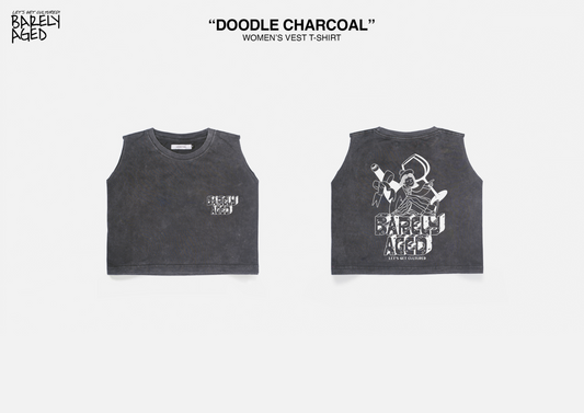 Women's Tank - Doodle Charcoal