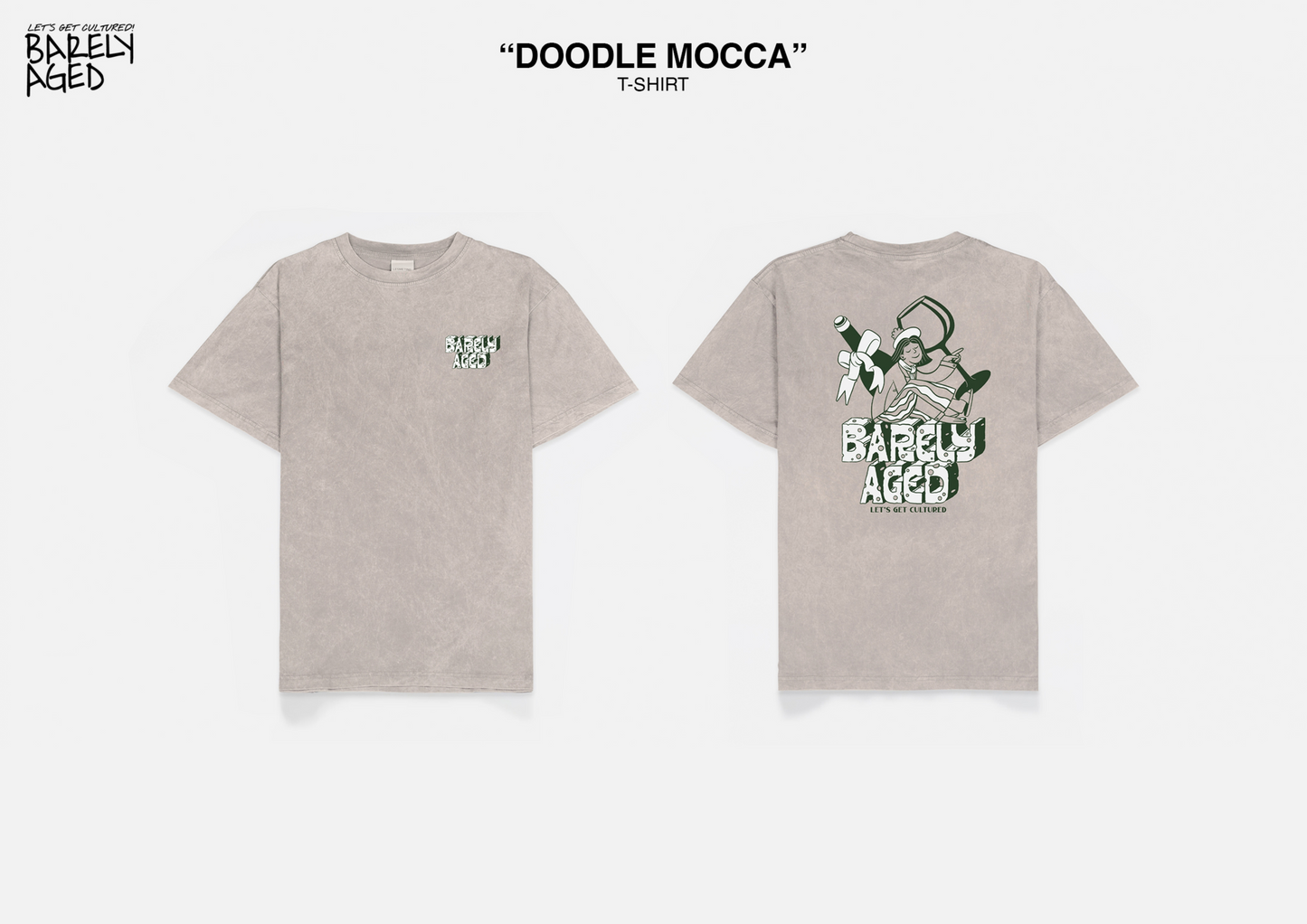 Men's Shirt - Doodle Mocca