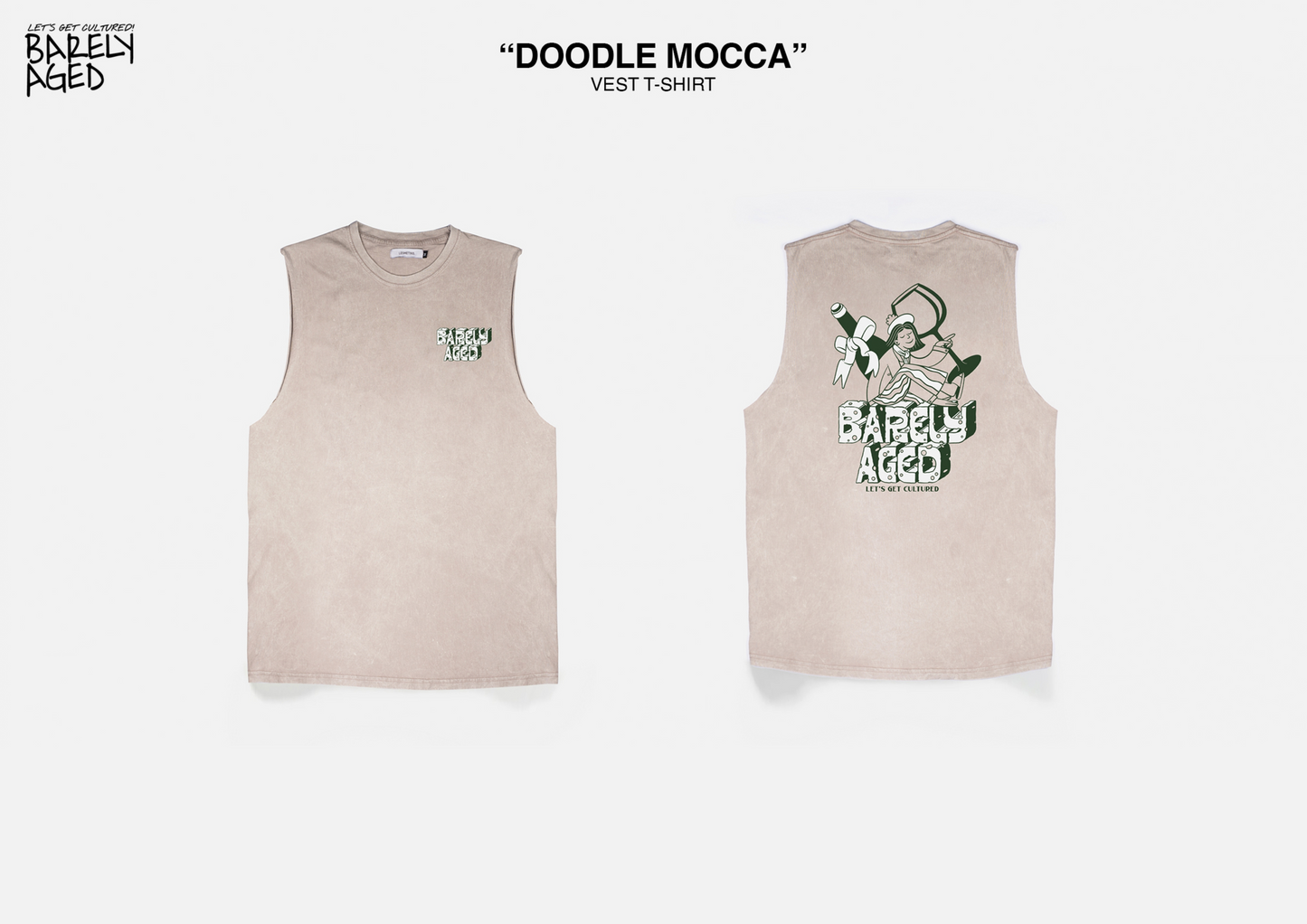 Men's Tank - Doodle Mocca
