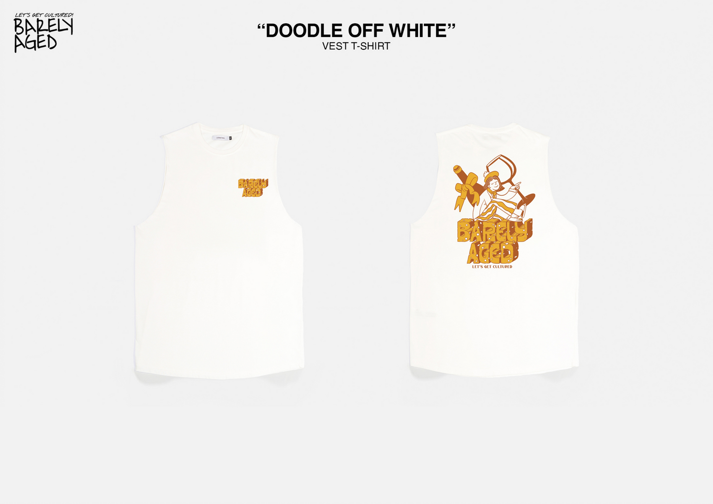 Men's Tank - Doodle White