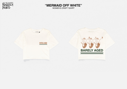 Women's Crop - Mermaid White