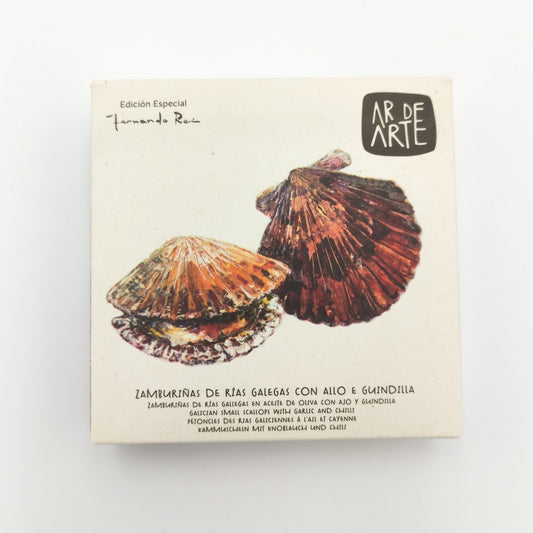 Ar De Arte Small Scallops Garlic And Chilli